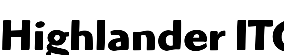 Highlander ITC TT Bold Font Download Free